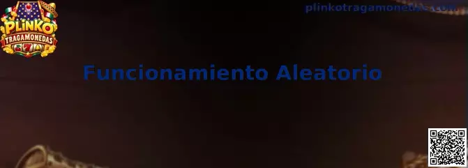Representación del funcionamiento aleatorio de Plinko Tragamonedas mediante una bola y casilleros