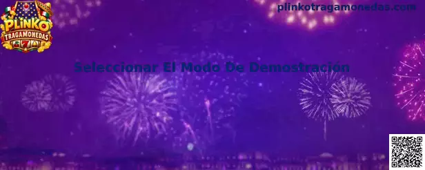 Pantalla de referencia para seleccionar el modo de demostración en Plinko Tragamonedas
