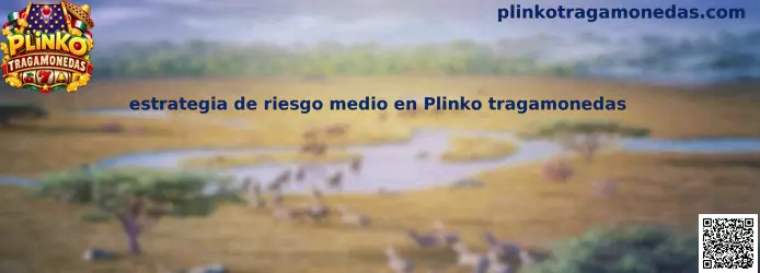 Ilustración de una estrategia de riesgo medio en Plinko tragamonedas
